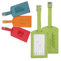 iPosh PU Leather Luggage Tag - Lime Green